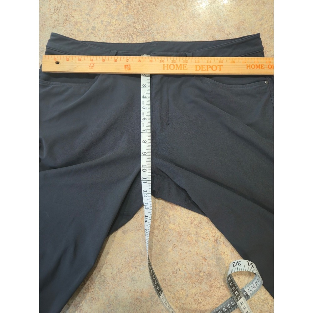 Lululemon ABC Pants Mens 36x33 Gray Slim Warpstreme 5 Pocket Trousers Flaw - Picture 5 of 16